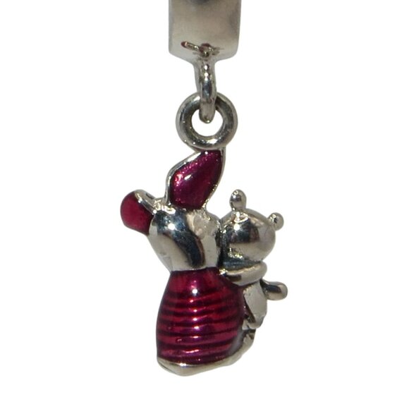 Pandora Disney Winnie the Pooh Piglet Enamel & SS .925 Charm 792134EN117 - Picture 3 of 7